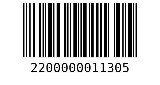 Штрихкод 2200000011305