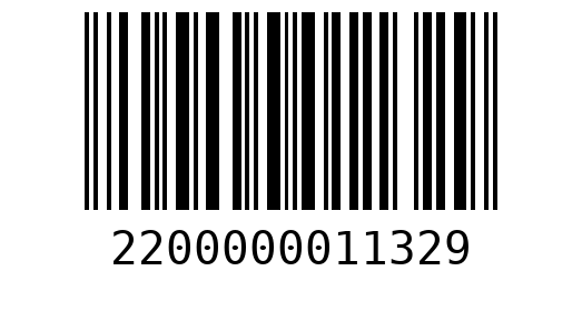Штрихкод 2200000011329
