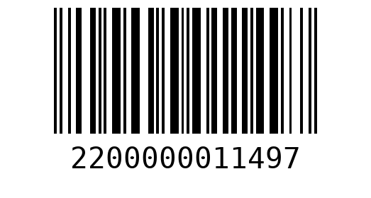 Штрихкод 2200000011497
