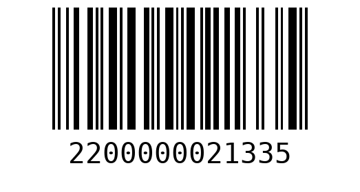 Штрихкод 2200000021335