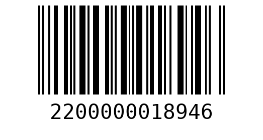 Штрихкод 2200000018946