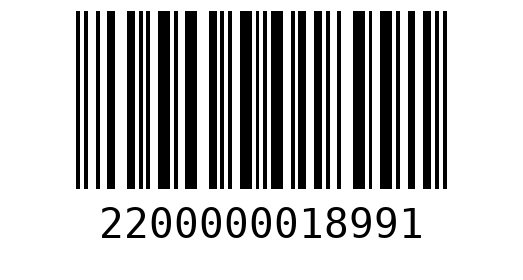Штрихкод 2200000018991