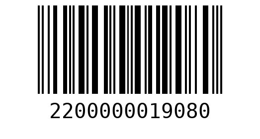 Штрихкод 2200000019080
