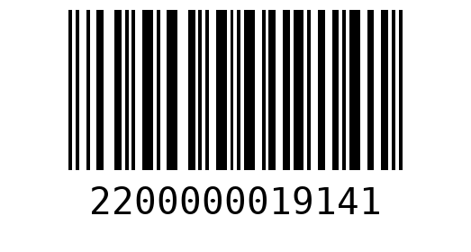 Штрихкод 2200000019141
