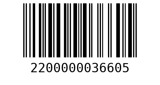 Штрихкод 2200000036605