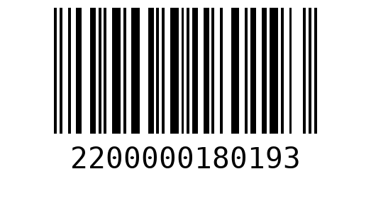 Штрихкод 2200000180193