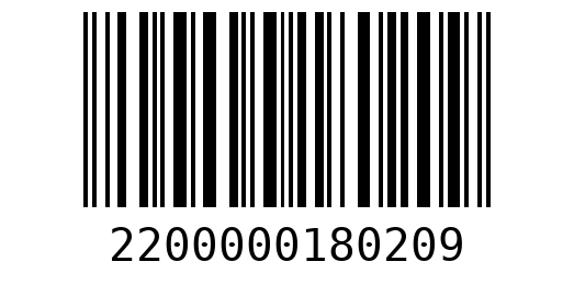 Штрихкод 2200000180209