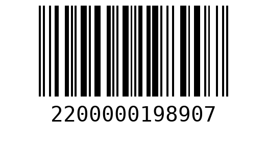 Штрихкод 2200000198907