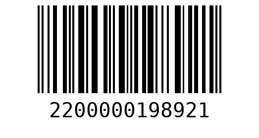Штрихкод 2200000198921