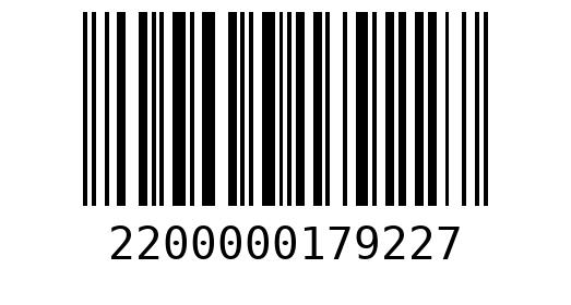Штрихкод 2200000179227