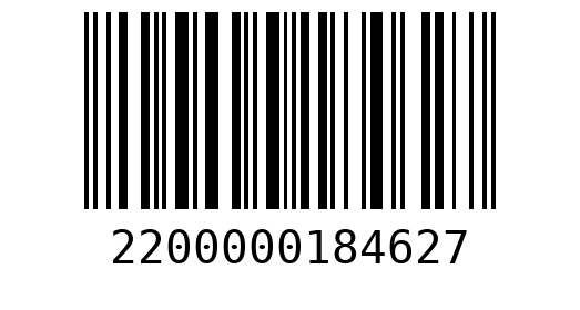 Штрихкод 2200000184627