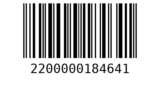 Штрихкод 2200000184641