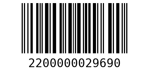 Штрихкод 2200000029690