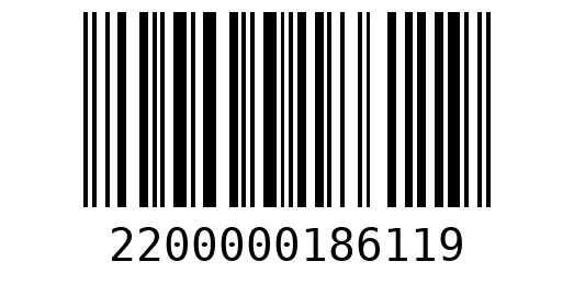 Штрихкод 2200000186119