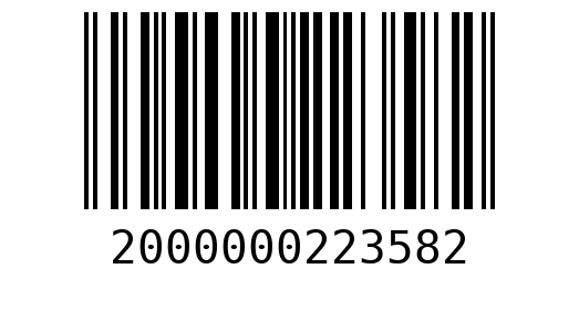 Штрихкод 2000000223582