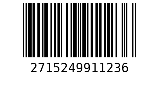Штрихкод 2715249911236