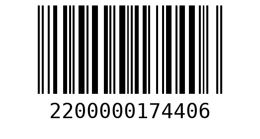 Штрихкод 2200000174406