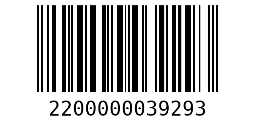 Штрихкод 2200000039293