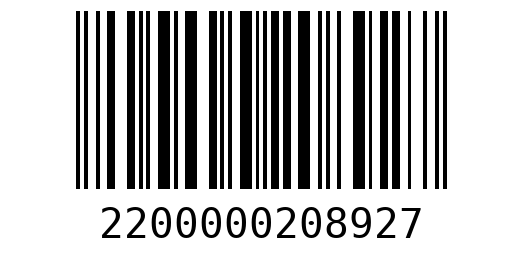 Штрихкод 2200000208927