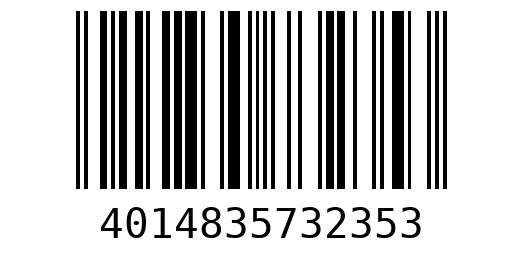 Штрихкод 4014835732353