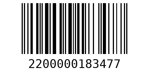 Штрихкод 2200000183477