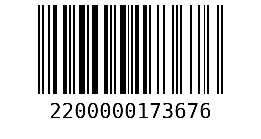 Штрихкод 2200000173676