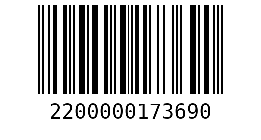 Штрихкод 2200000173690