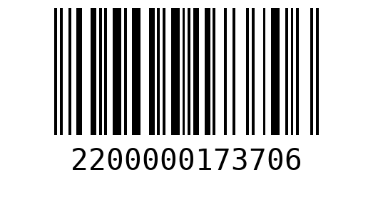 Штрихкод 2200000173706