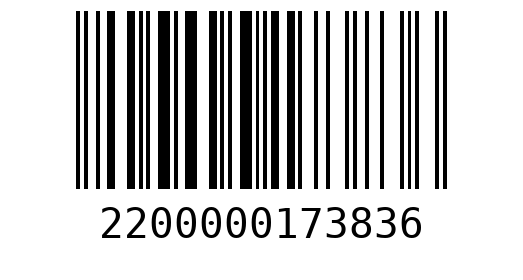 Штрихкод 2200000173836