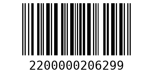 Штрихкод 2200000206299