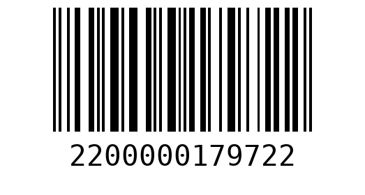 Штрихкод 2200000179722