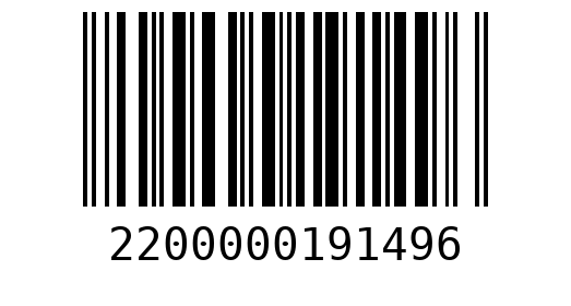 Штрихкод 2200000191496