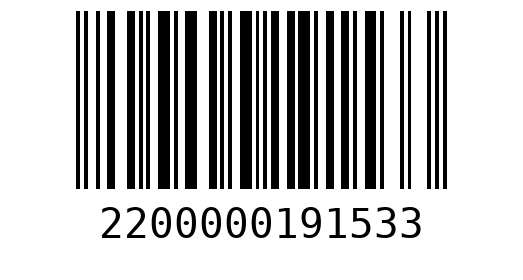 Штрихкод 2200000191533