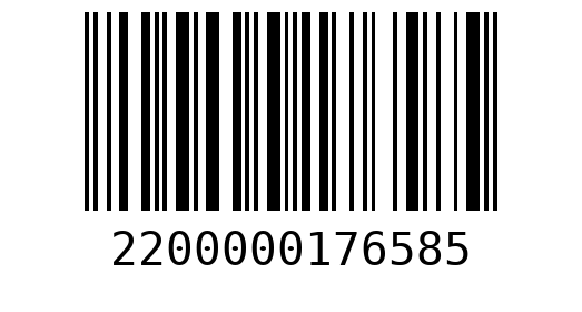 Штрихкод 2200000176585