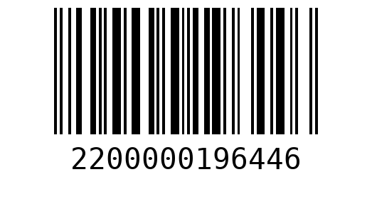 Штрихкод 2200000196446