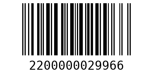 Штрихкод 2200000029966