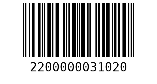 Штрихкод 2200000031020