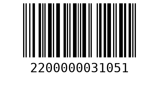 Штрихкод 2200000031051