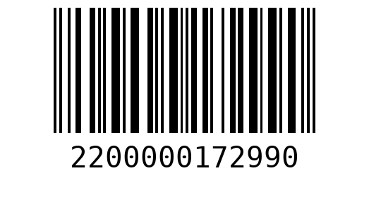 Штрихкод 2200000172990