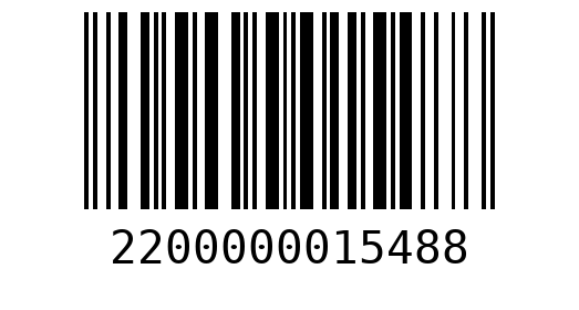 Штрихкод 2200000015488