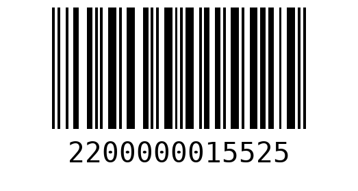 Штрихкод 2200000015525