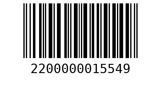 Штрихкод 2200000015549