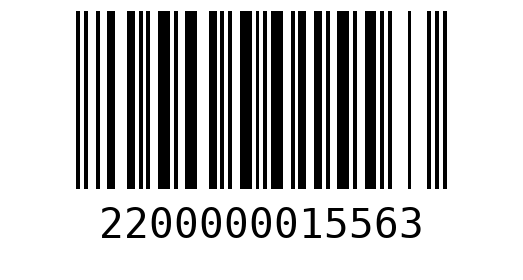 Штрихкод 2200000015563