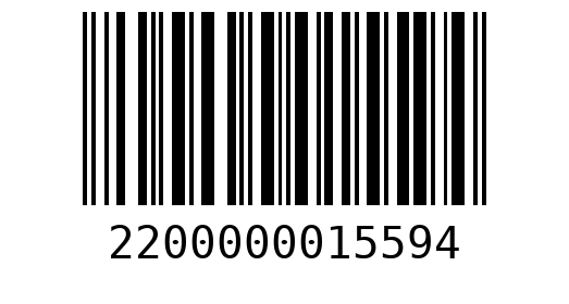 Штрихкод 2200000015594