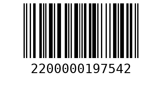 Штрихкод 2200000197542