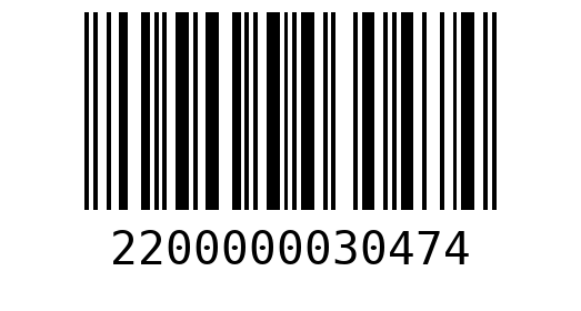 Штрихкод 2200000030474