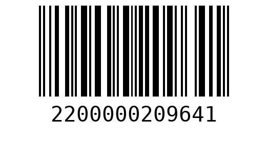 Штрихкод 2200000209641