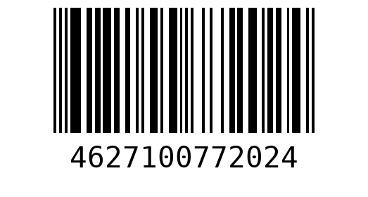 Штрихкод 4627100772024