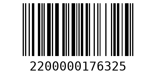 Штрихкод 2200000176325