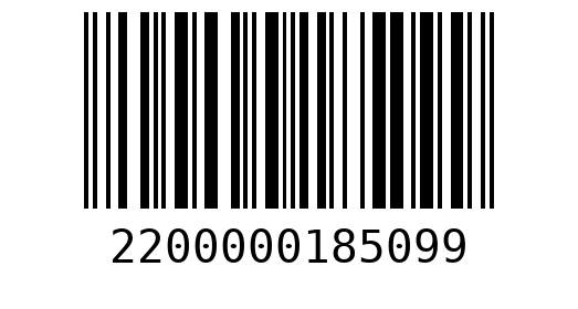 Штрихкод 2200000185099